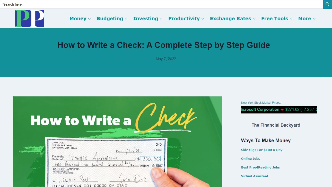 How to Write a Check: A Complete Step by Step Guide - Paypant